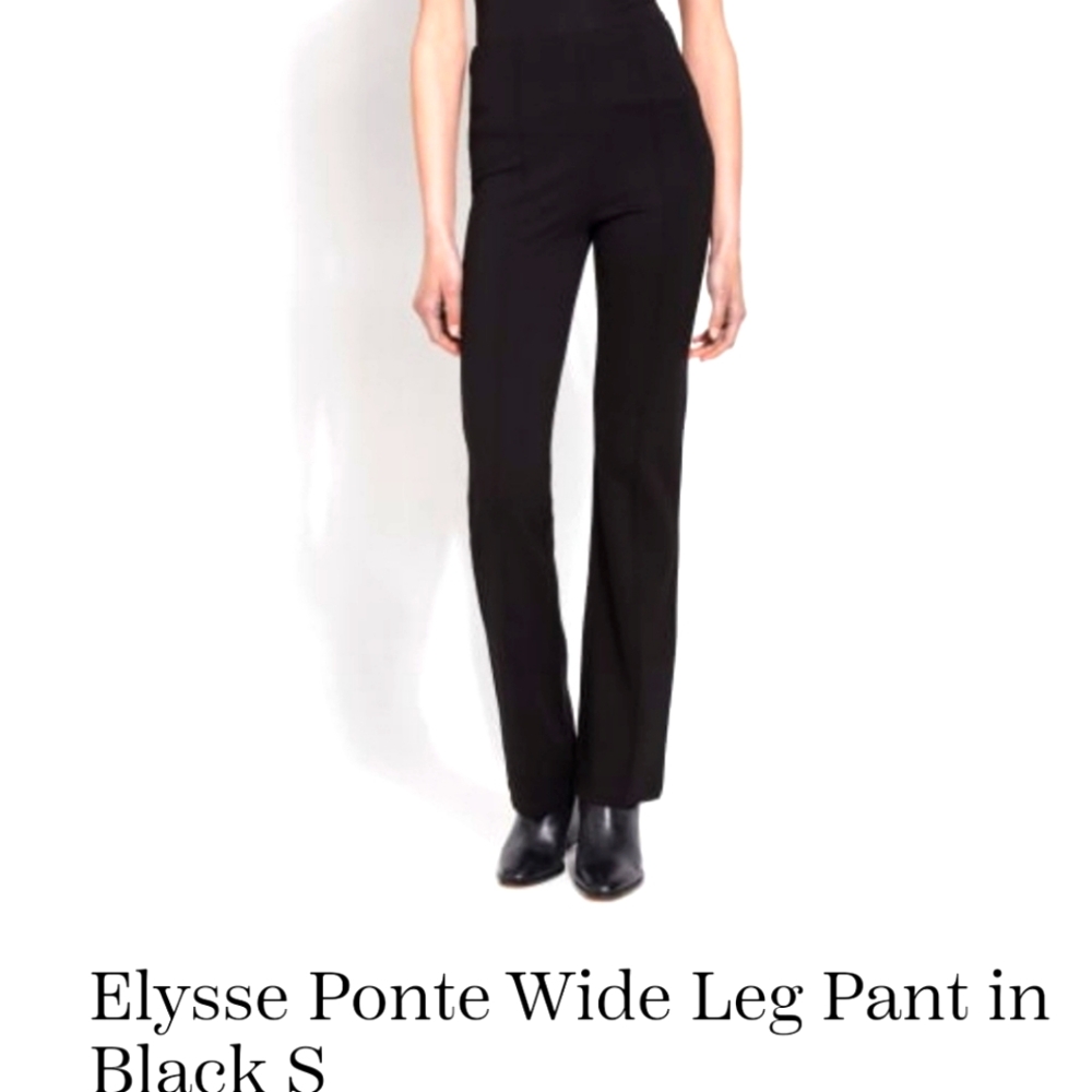 Elysse Ponte • wide leg pant